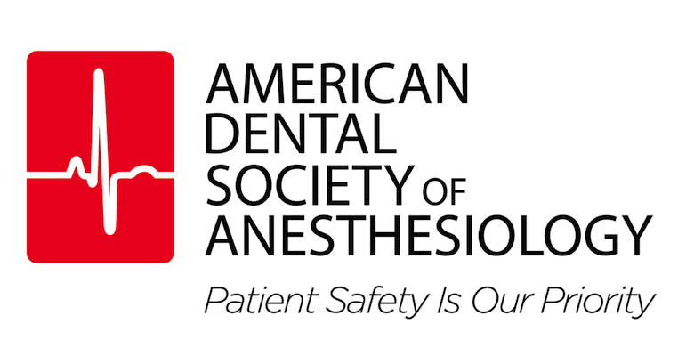 American Dental Society of Anesthesiology logo highlighting the organization’s focus on patient safety, comfort, and specialized dental anesthesia education.