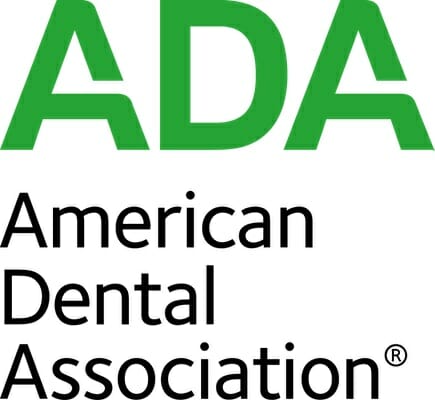 American Dental Association logo, symbolizing commitment to high professional standards, ethical practice, and excellence in modern dentistry.