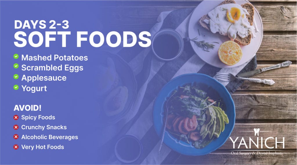 Foods to eat after teeth extraction